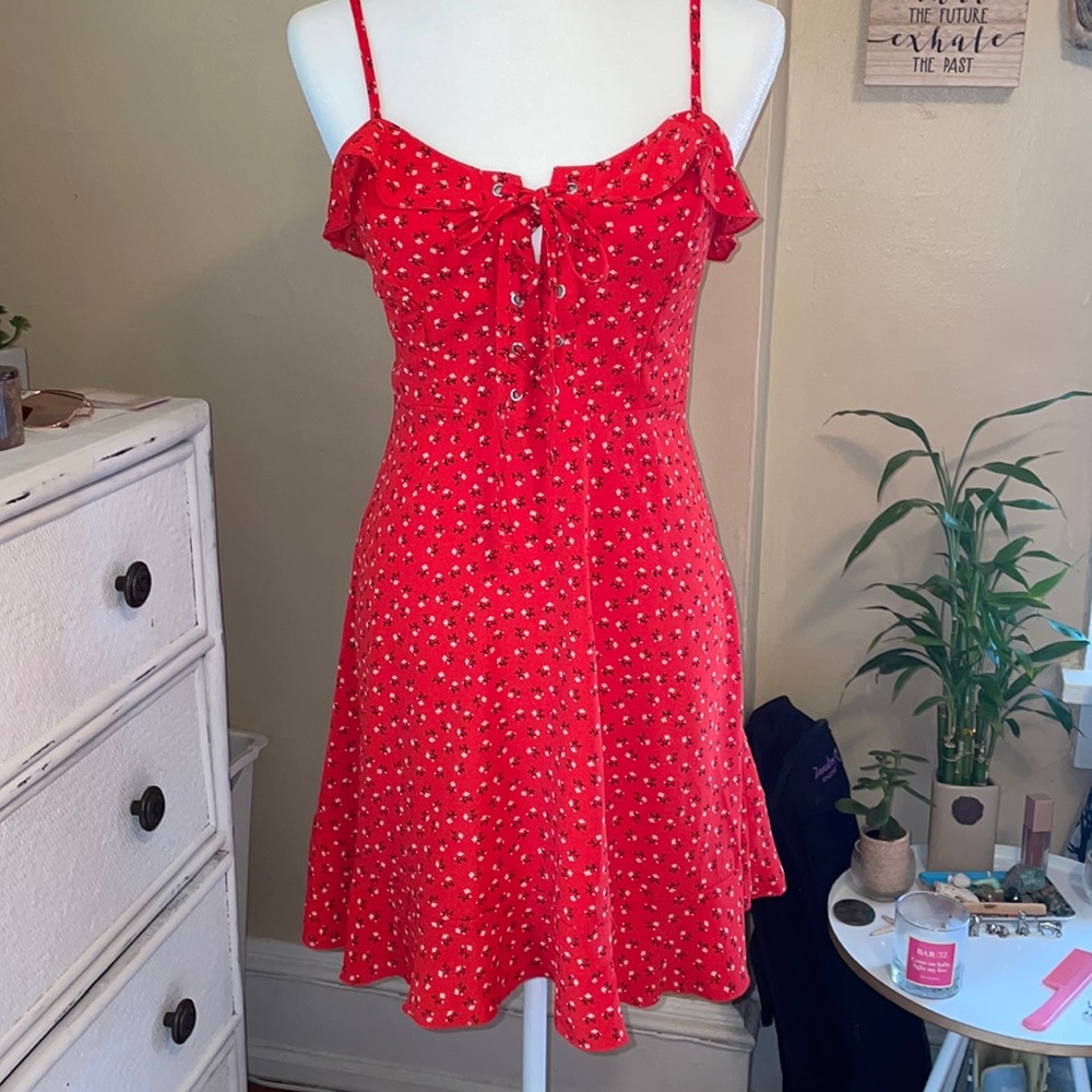 Red springtime date dress :)